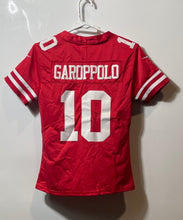 Load image into Gallery viewer, Nike Kids Red And White San Francisco 49ers Jimmy Garoppolo #10 NFL Jersey Sz S