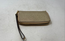 Load image into Gallery viewer, Michael Kors Womens Gold Inner Pocket Detachable Strap Zip-Around Wallet