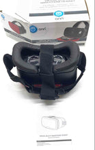 Load image into Gallery viewer, Onn Red Black VR Virtual Reality Smartphone Headset Not Tested