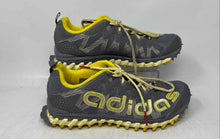 Load image into Gallery viewer, Adidas Womens Vigor TR 3 Gray Yellow Low Top Lace-Up Sneaker Shoes Size 9.5