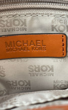 Load image into Gallery viewer, Michael Kors Womens Brown Orange Signature Adjustable Strap Shoulder Bag