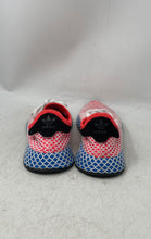 Load image into Gallery viewer, Adidas Womens Deerupt AC8466 Red Blue Lace-Up Low Top Running Shoes Size 6.5