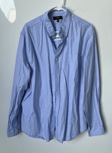 Load image into Gallery viewer, Banana Republic Mens Light Blue Long Sleeve Slim Fit Button-Up Shirt Size XL