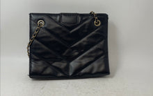 Load image into Gallery viewer, Jing Pin Piju Womens Black Leather Magnetic Designer Chain Strap Shoulder Bag