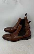 Load image into Gallery viewer, Sore' Roma Mens Brown Leather Square Toe Ankle Chelsea Boots Size EUR 42.5