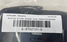Load image into Gallery viewer, Minolta Silver Streak Zoom AF 35mm Point & Shoot Film Camera Untested