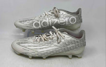 Load image into Gallery viewer, Adidas Mens Adizero White Low Top Lace-Up Football Cleats Size 13