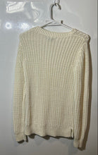 Load image into Gallery viewer, Nautica Womens White Knitted Crew Neck Long Sleeve Pullover Sweater Size Small