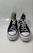 Load image into Gallery viewer, Converse Womens Chuck Taylor All Star Lift Black White Platform Sneakers Shoes 7