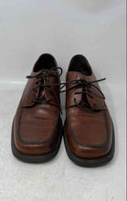 Load image into Gallery viewer, Bostonian Mens 20792 Brown Leather Moc Toe Lace-Up Oxford Dress Shoes Size 8 M