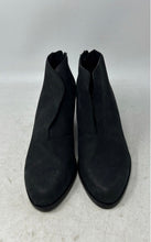 Load image into Gallery viewer, Eileen Fisher Womens Black Back Zip Almond Toe Block Heel Ankle Booties Size 6
