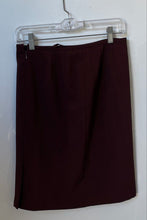 Load image into Gallery viewer, Le Suit Womens Burgundy Double-Breasted Blazer & Skirt 2-Pieces Set Size 6P