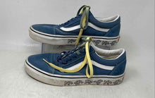 Load image into Gallery viewer, Vans Unisex Off The Wall Old Skool 500714 White Blue Sneakers Shoes Sz M9 W10.5