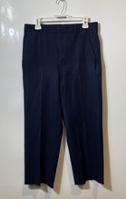 Load image into Gallery viewer, Banana Republic Womens Sloan Navy Blue Pockets Straight Leg Ankle Pants Size 12