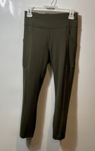 Load image into Gallery viewer, Lululemon Womens Dark Green Regular Fit Activewear Ankle Leggings Size 6