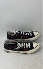 Load image into Gallery viewer, Converse Womens Chuck Taylor All Star Black Red Floral Sneaker Shoes Size 7.5
