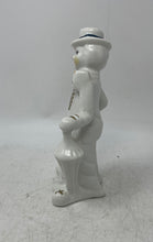 Load image into Gallery viewer, Vintage Porcelain Ceramic Hand Painted Holding An Umbrella Clown Statue Figurine