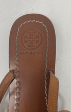 Load image into Gallery viewer, Authentic Tory Burch Womens Emmy Brown Pearl Flat Thong Sandals Size 7.5M Worn