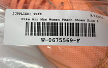 Load image into Gallery viewer, Nike Womens Air Max 90 Peach Low Top Lace-Up Sneaker Shoes Size 6