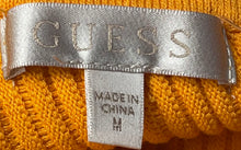 Load image into Gallery viewer, Guess Womens Orange Knitted One-Shoulder Asymmetrical Strap Bodysuit Size M