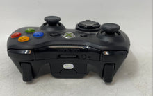 Load image into Gallery viewer, Microsoft Xbox 360 Model 1460 Black Wireless Video Gaming Controller Untested