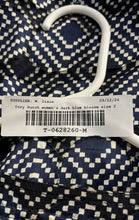 Load image into Gallery viewer, Tory Burch Womens Dark Blue Beige Geometric Print Gwenna Normandy Tunic Top Sz 2