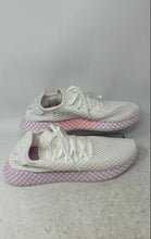 Load image into Gallery viewer, Adidas Womens Deerupt Runner White Pink Lace-Up Low Top Sneaker Shoes Size 8