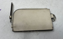 Load image into Gallery viewer, Calvin Klein Womens Cream Textured Leather Corner Zip Lined Wristlet Wallet