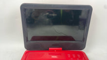 Load image into Gallery viewer, Dr.J Model KJM-1048 Professional Red Portable DVD Video Player Not Tested