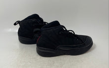 Load image into Gallery viewer, Nike Boys Air Jordan 12 510816-006 Black Lace-Up Mid Top Sneakers Shoes Size 3Y