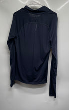 Load image into Gallery viewer, The North Face Mens Blue Long Sleeve Quarter Zip Activewear T-Shirt Size Small