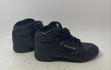 Load image into Gallery viewer, Reebok Mens Ex-O-Fit Hi Black Mid Top Lace-Up Sneaker Shoes Size 7.5