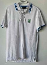 Load image into Gallery viewer, Psycho Bunny Mens White Short Sleeve Spread Collar Golf Polo Shirt Size 4
