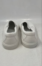 Load image into Gallery viewer, Express Mens White Leather Low Top Closed Toe Slip-On Sneaker Shoes Size 10