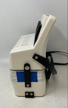 Load image into Gallery viewer, Musicube Percussion White Blue 17-Key 8-Bass Kids Educational Accordion Untested