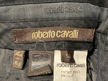 Load image into Gallery viewer, Authentic Roberto Cavalli Mens Blue Straight-Leg Flat Front Dress Pants Size 50