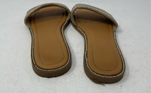 Load image into Gallery viewer, Andiamo Womens Gold-Tone Glitter Rhinestone Slip-On Slide Sandals Size 6.5W