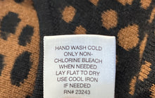 Load image into Gallery viewer, New York & Company Womens Brown Black Long Sleeve Pullover Sweater Dress Size XS