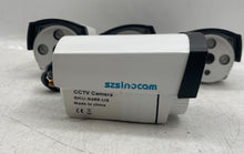Load image into Gallery viewer, Set Of 4 Pcs Szsinocam White Wired Outdoor Security Surveillance Camera Untested