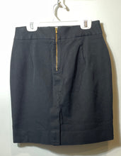 Load image into Gallery viewer, Banana Republic Womens Black Slit Back Zip Straight & Pencil Skirt Size 0P