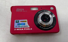 Load image into Gallery viewer, Aberg Best ABcam 218 Red 21MP 2.7 Inch Digital Camera With Accessory Not Tested