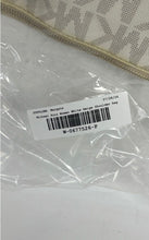Load image into Gallery viewer, Michael Kors Womens Jet Set White Beige Signature Print Leather Zip Top Tote Bag