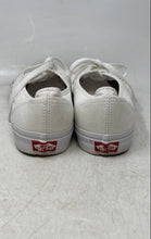 Load image into Gallery viewer, Vans Mens Classic 721356 White Low Top Round Toe Casual Sneakers Shoes Size 10