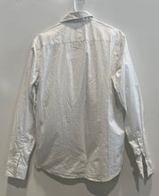 Load image into Gallery viewer, Michael Kors Mens White Geometric Print Collared Slim Fit Button-Up Shirt Size S