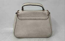 Load image into Gallery viewer, Kate Spade Womens White Leather Adjustable Strap Whipstitch Flap Crossbody Bag
