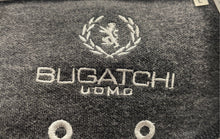 Load image into Gallery viewer, Bugatchi Uomo Mens Gray Long Sleeve Mock Neck 1/4 Zip Pullover Sweater Size L