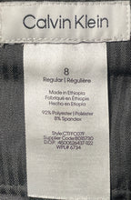 Load image into Gallery viewer, Calvin Klein Womens Black Regular Fit Straight Leg Dress Pants Size 8