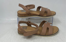 Load image into Gallery viewer, Dolce Vita Womens Brown Open-Toe Wedge Heel Ankle Strap Sandals Size 3