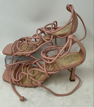 Load image into Gallery viewer, Vince Camuto Womens Enjita Pink Leather High Heel Strappy Sandals Size 6.5M
