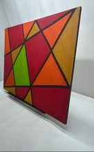 Load image into Gallery viewer, E. Rojkes Multicolor Geometric Home Decor Framed Abstract Art Painting